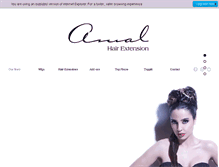 Tablet Screenshot of amalhair.com